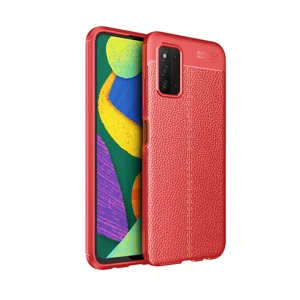 Galaxy A03S Kılıf Zore Niss Silikon Kapak - Kırmızı