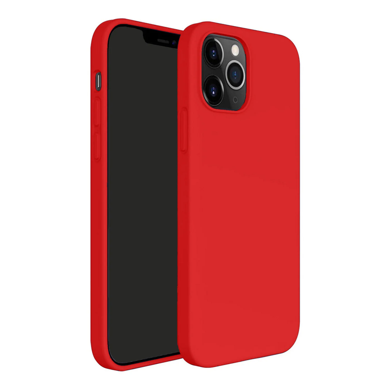 Nettech Apple iPhone 12 Pro Max Uyumlu Nano Arka Koruma Kılıf (Kırmızı) NT-83674