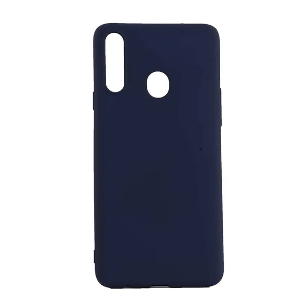 Galaxy A20S Kılıf Zore Premier Silikon Kapak - Lacivert - 1