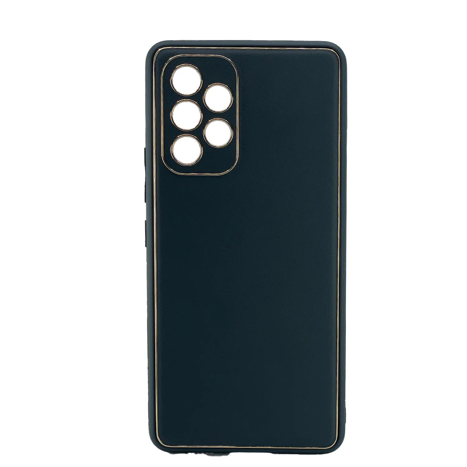 Nettech Samsung Galaxy A13 Uyumlu Coco Leather Seri Arka Koruma Kılıf (Siyah) NT-99895