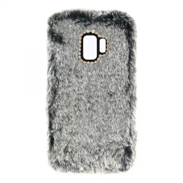 Nettech Samsung Galaxy G960 S9 Uyumlu Peluş Arka Koruma Kılıf (Siyah) VR-12866