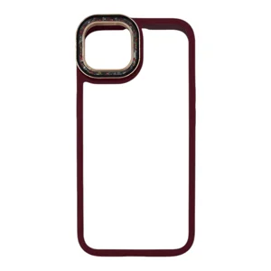 Nettech Apple iPhone 15 Uyumlu NT-N027 Diamond Arka Koruma Kılıf (Kırmızı) NT-106929