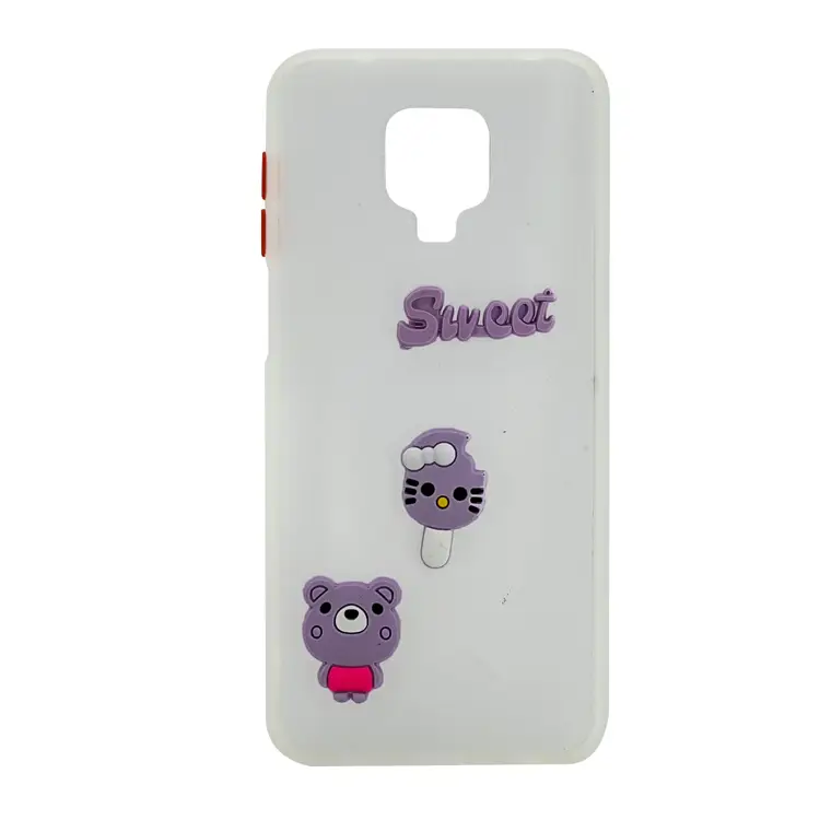 Nettech Xiaomi Redmi Note 9 Uyumlu Maskot Seri Arka Koruma Kılıf (Şeffaf) NT-106186