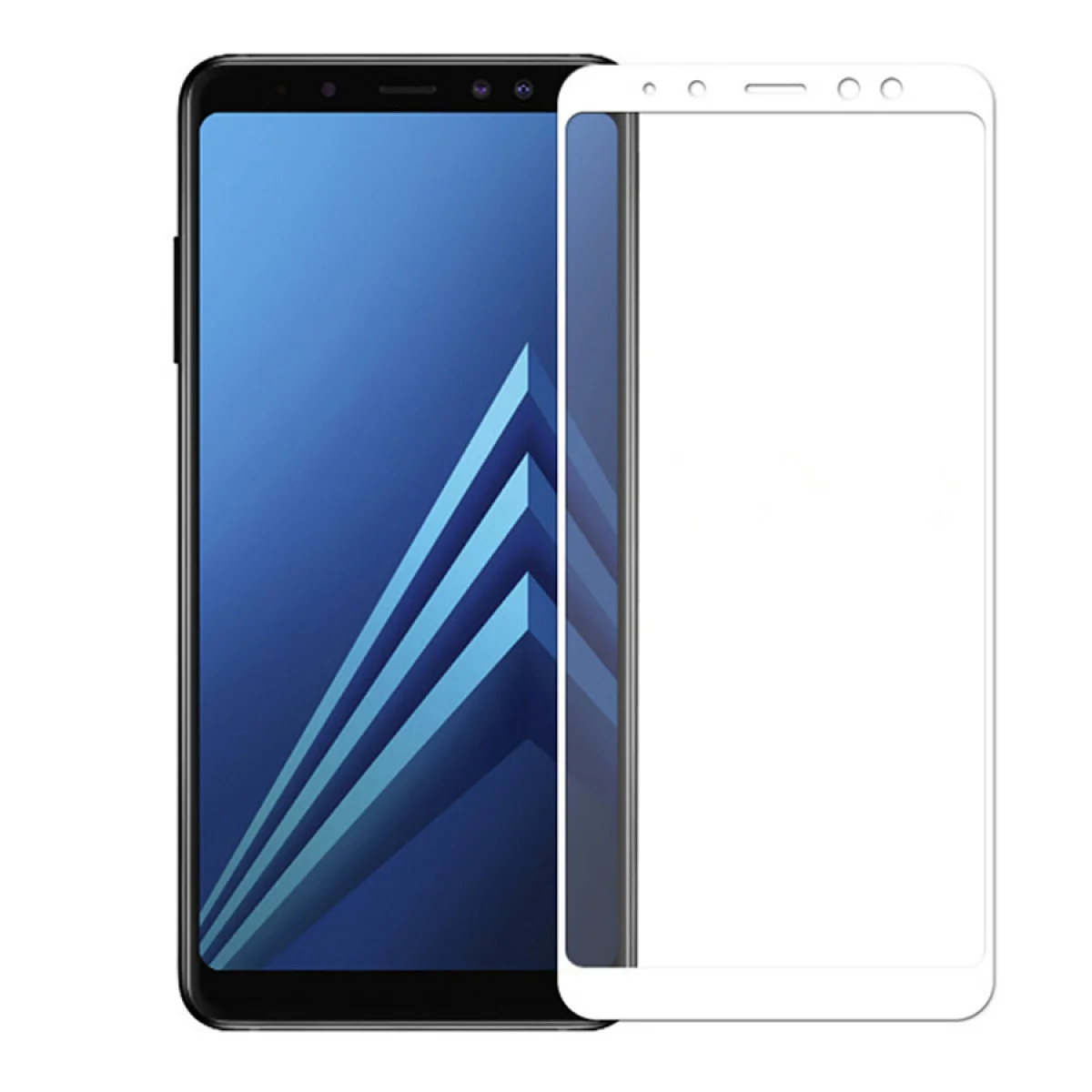 Helt Samsung Galaxy A530 A8 2018 Uyumlu Ön Koruma Nano Ekran Koruyucu (Beyaz) VR-8728