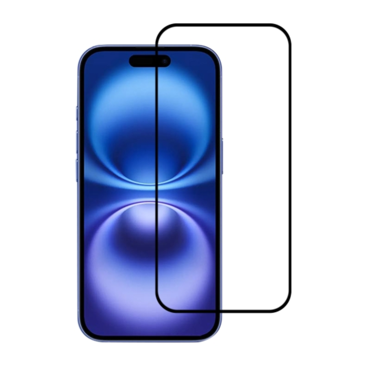 Nettech Apple iPhone 16 Pro Max Uyumlu 5D Glas Full Cam Koruyucu (Siyah) NT-111427