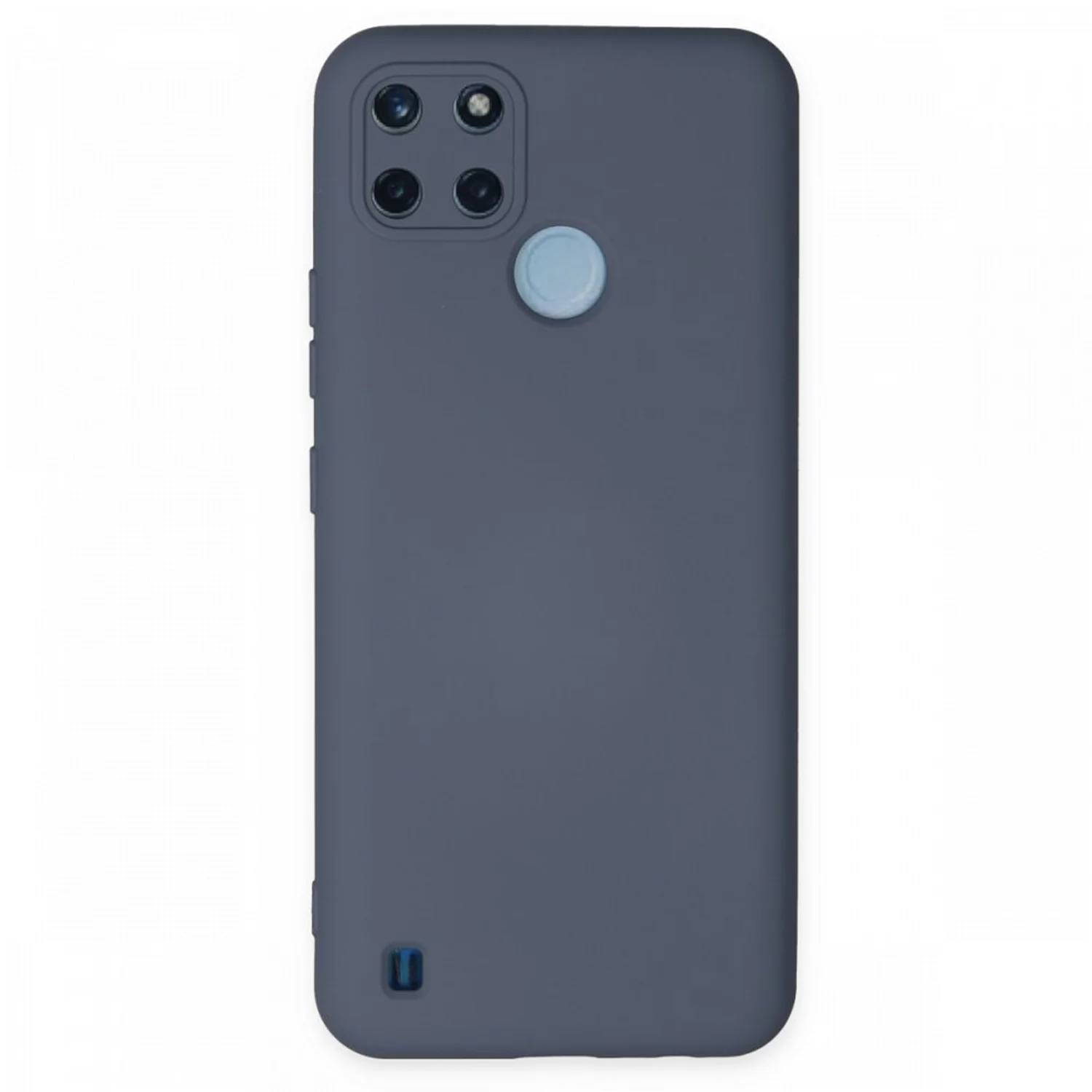 Nettech Realme C21Y Uyumlu Lansman Seri Arka Koruma Kılıf (Gri) NT-100167