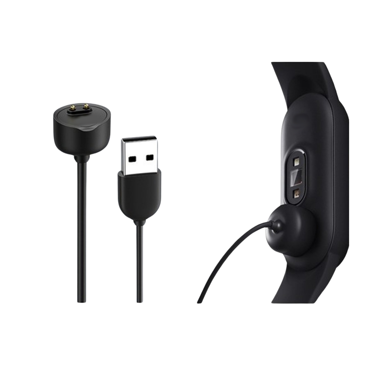 Nettech Mi Band 5 Kablosuz Wireless Şarj (Siyah) NT-112075