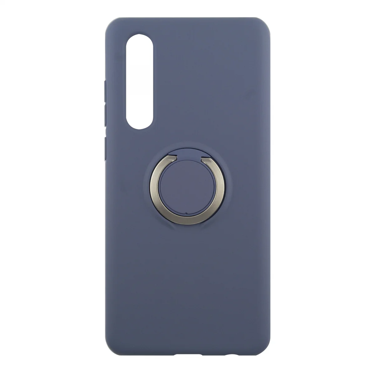 Nettech Huawei P30 Uyumlu Nano Ring Arka Koruma Kılıf (Gri) VR-15144