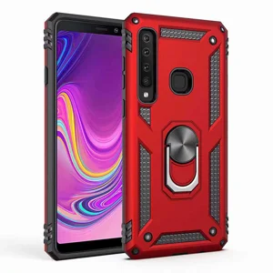 Galaxy A9 2018 Kılıf Zore Vega Kapak - Kırmızı