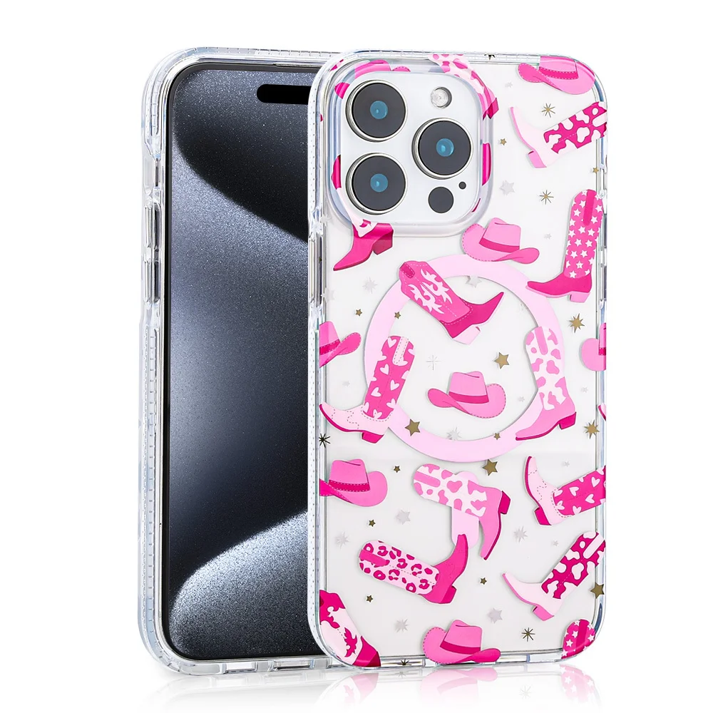 Apple iPhone 16 Pro Max Kılıf Magsafe Şarj Özellikli Zore Stilo Kapak - Pembe