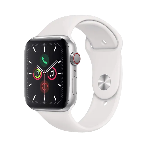 Apple Watch Series 5 - Alüminyum - 44mm - Cellular - Gümüş - 1