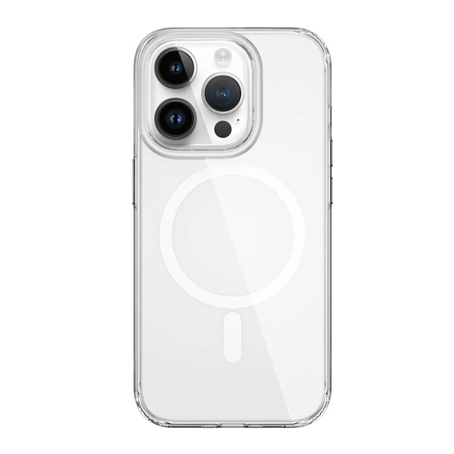 Nettech Apple iPhone 15 Pro Max Uyumlu NT-N011 Pc Magsafe Arka Koruma Kılıf (Şeffaf) NT-104525