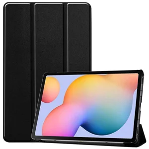 Galaxy Tab S7 Plus T970 Zore Smart Cover Standlı 1-1 Kılıf - Siyah