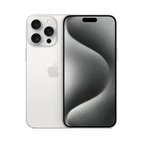 Apple iPhone 15 Pro Max - 256 GB - E-Sim - Beyaz Titanyum - 1