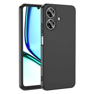 Realme Note 60 Kılıf Zore Mara Lansman Kapak - Siyah