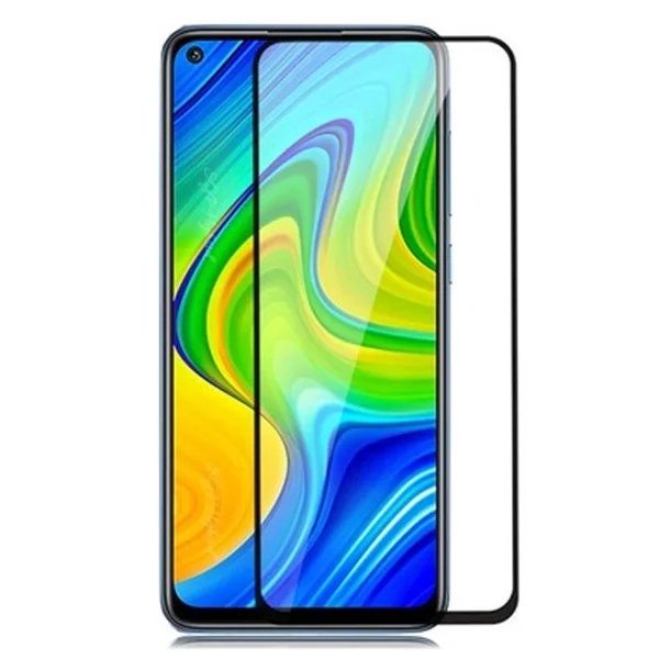 Nettech Xiaomi Redmi Note 9 Uyumlu 5D Glas Full Cam Koruyucu (Siyah) NT-98493 - 1