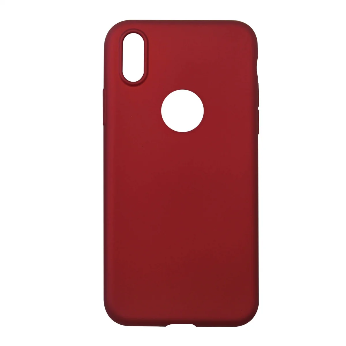 Nettech Apple iPhone X Uyumlu Nano Arka Koruma Kılıf (Bordo) VR-3537
