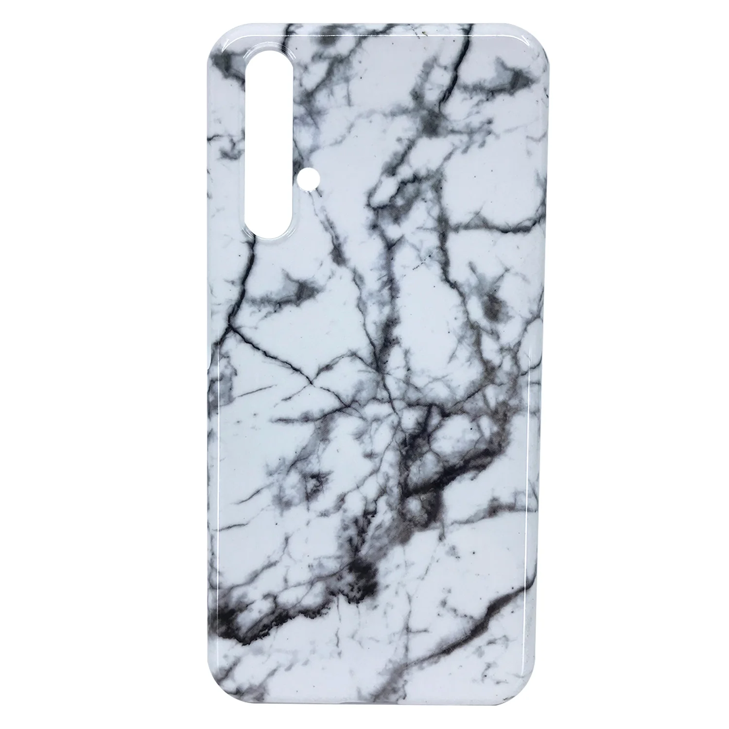 Nettech Huawei Nova 5T Uyumlu Mermer Desenli Arka Koruma Kılıf (Karışık Renk) NT-81587