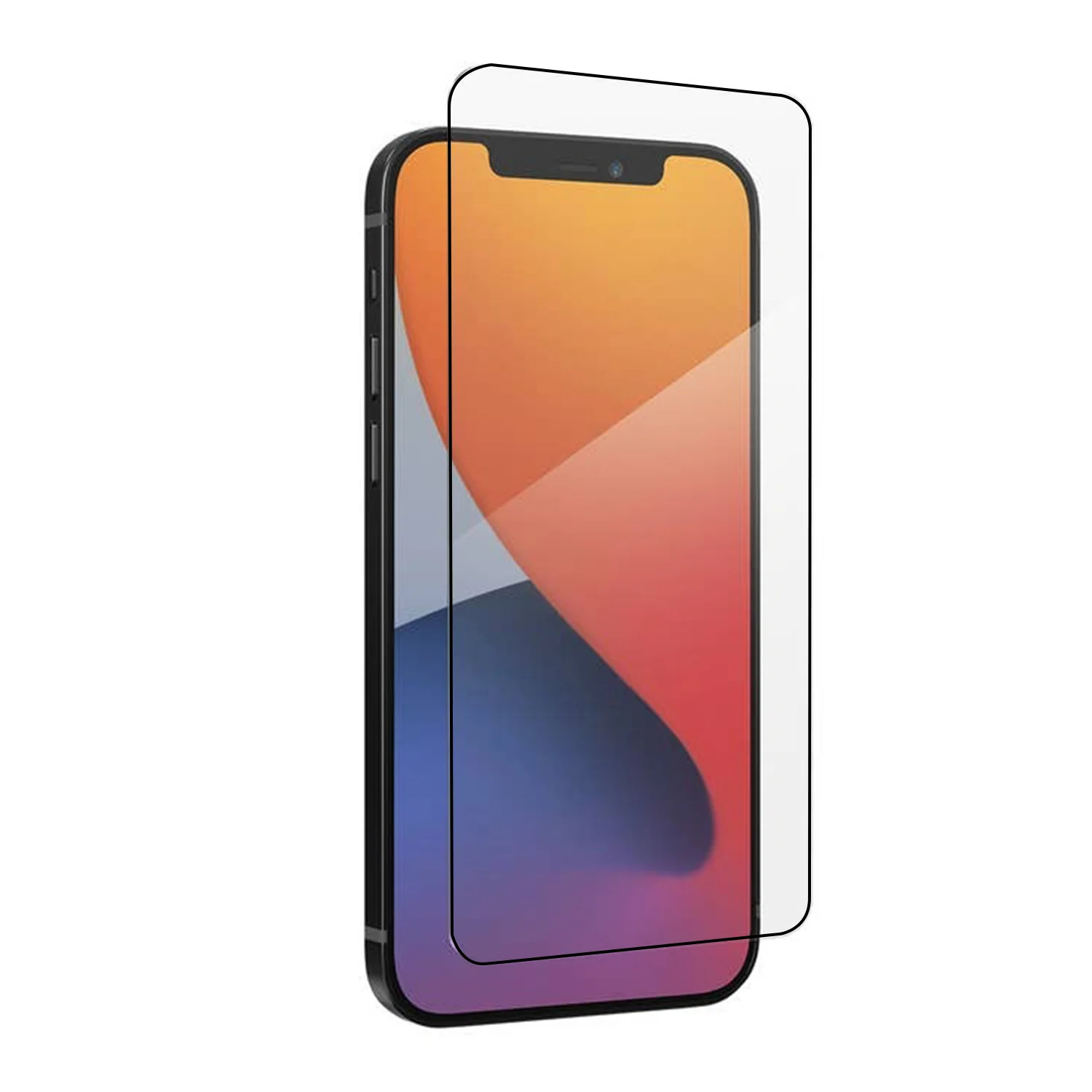 Nettech Apple iPhone 12 Uyumlu 3D SuperGlass Full Cam Koruyucu (Siyah) NT-83582
