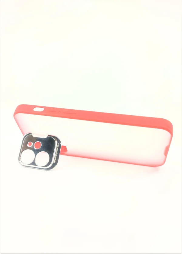 Nettech Apple iPhone 12 Uyumlu Fluence Seri Arka Koruma Kılıf (Kırmızı) NT-88845 - 2