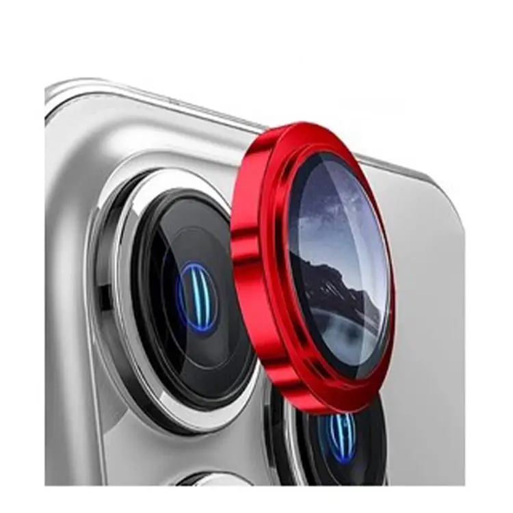 Nettech Apple iPhone 13 Uyumlu Safir Lens Kamera Cam Koruyucu (Kırmızı) NT-105857