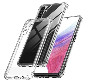 Galaxy A54 Kılıf Zore 2mm Anti Shock Silikon - Renksiz