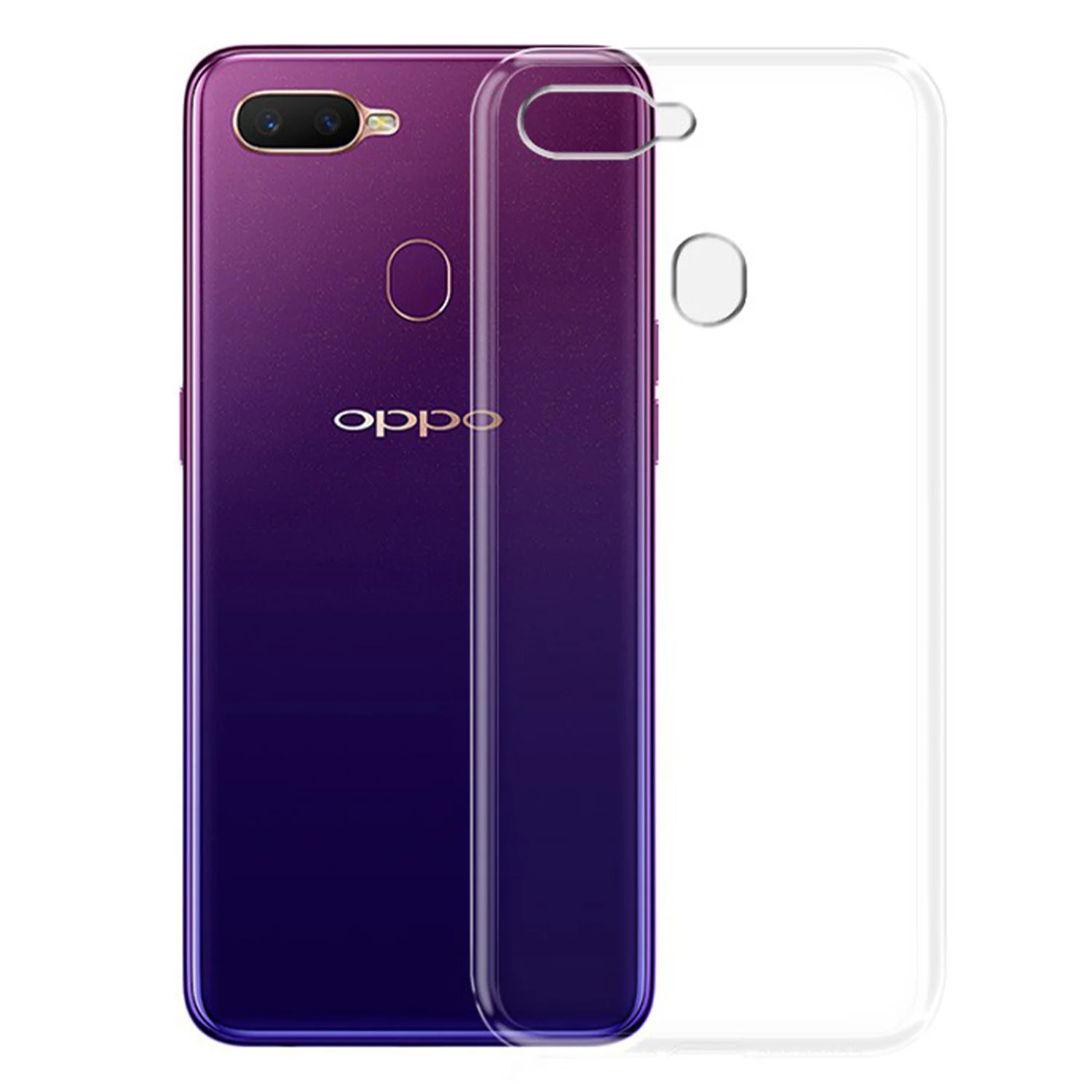 Nettech Oppo A5s Uyumlu Rarroz Seri Arka Koruma Kılıf (Şeffaf) NT-83497