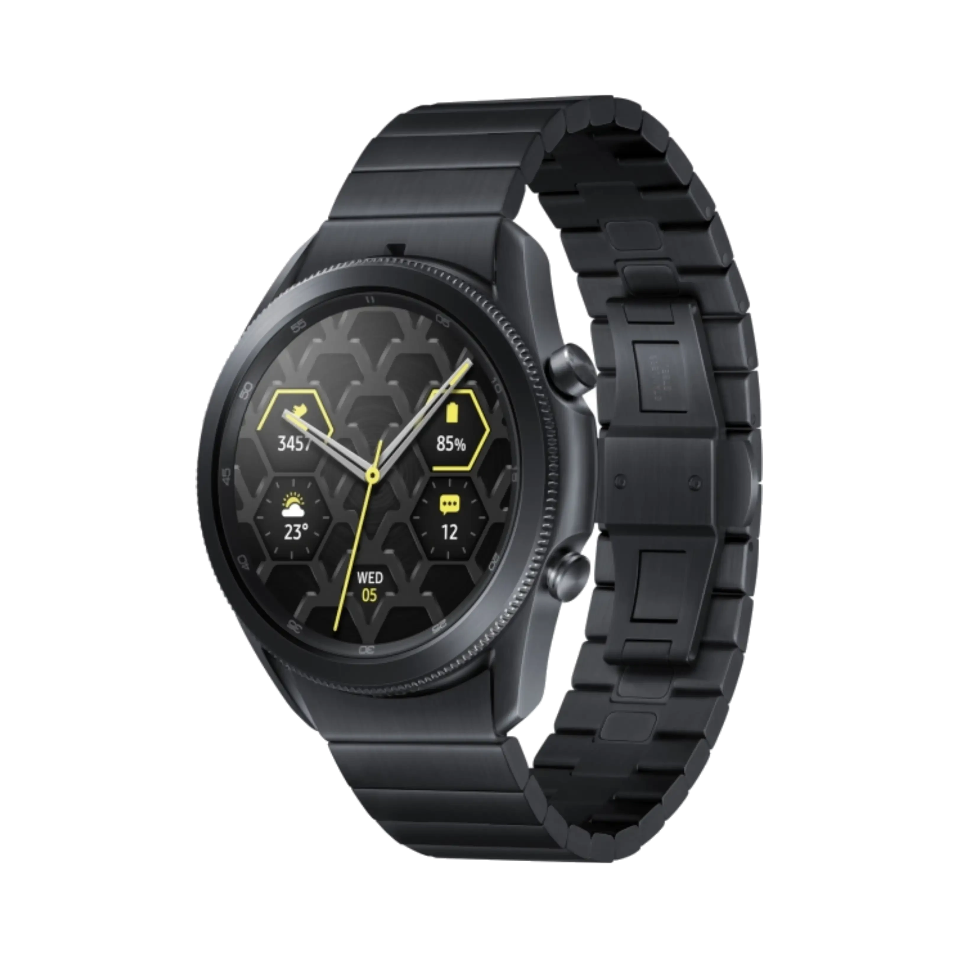 Samsung Galaxy Watch 3 - Titanyum - 45 mm - LTE - Siyah