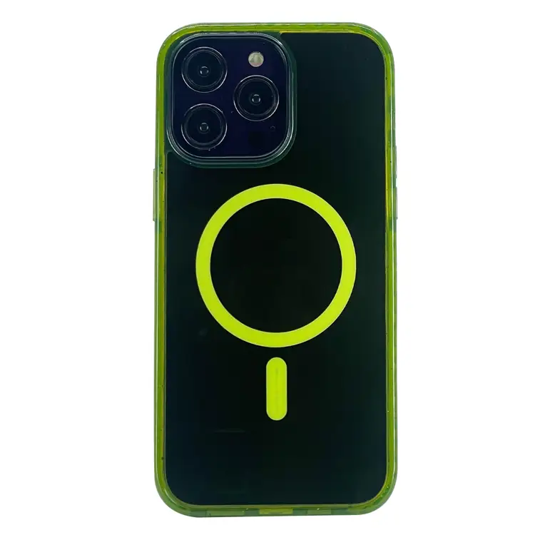 Nettech Apple iPhone 14 Pro Uyumlu Locik Magsafe Arka Koruma Kılıf (Yeşil) NT-103124