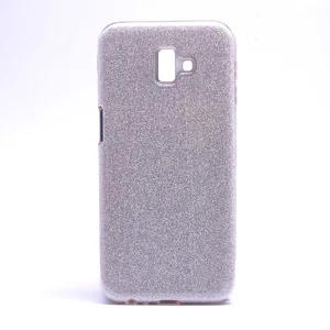 Galaxy J6 Plus Kılıf Zore Shining Silikon - Gümüş