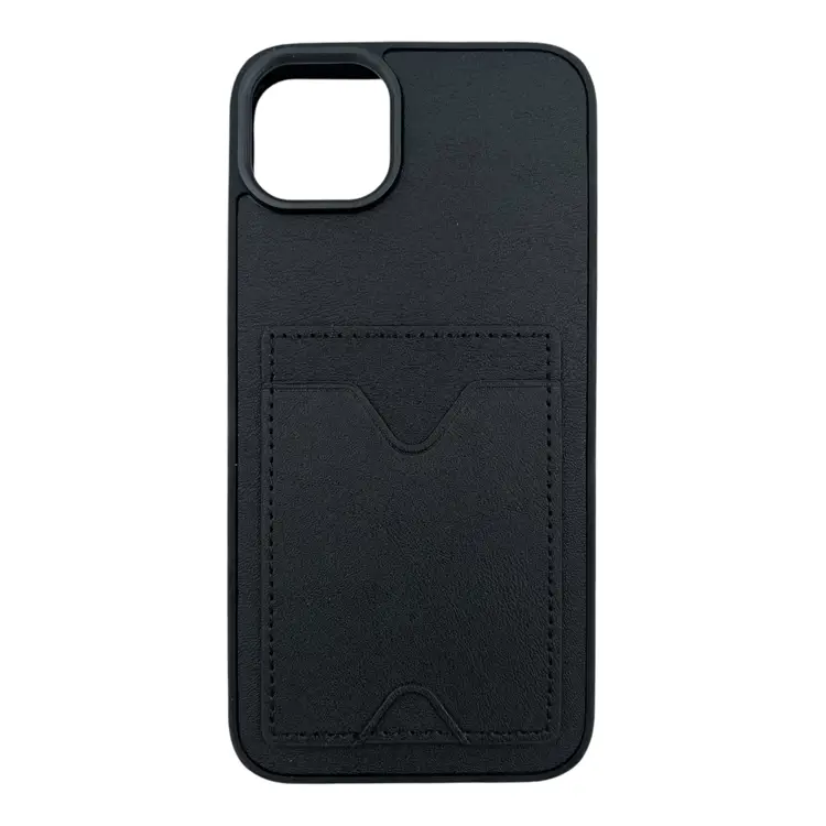 Nettech Apple iPhone 14 Pro Max Uyumlu NT-N028 Deri Kartlık Arka Koruma Kılıf (Siyah) NT-107130