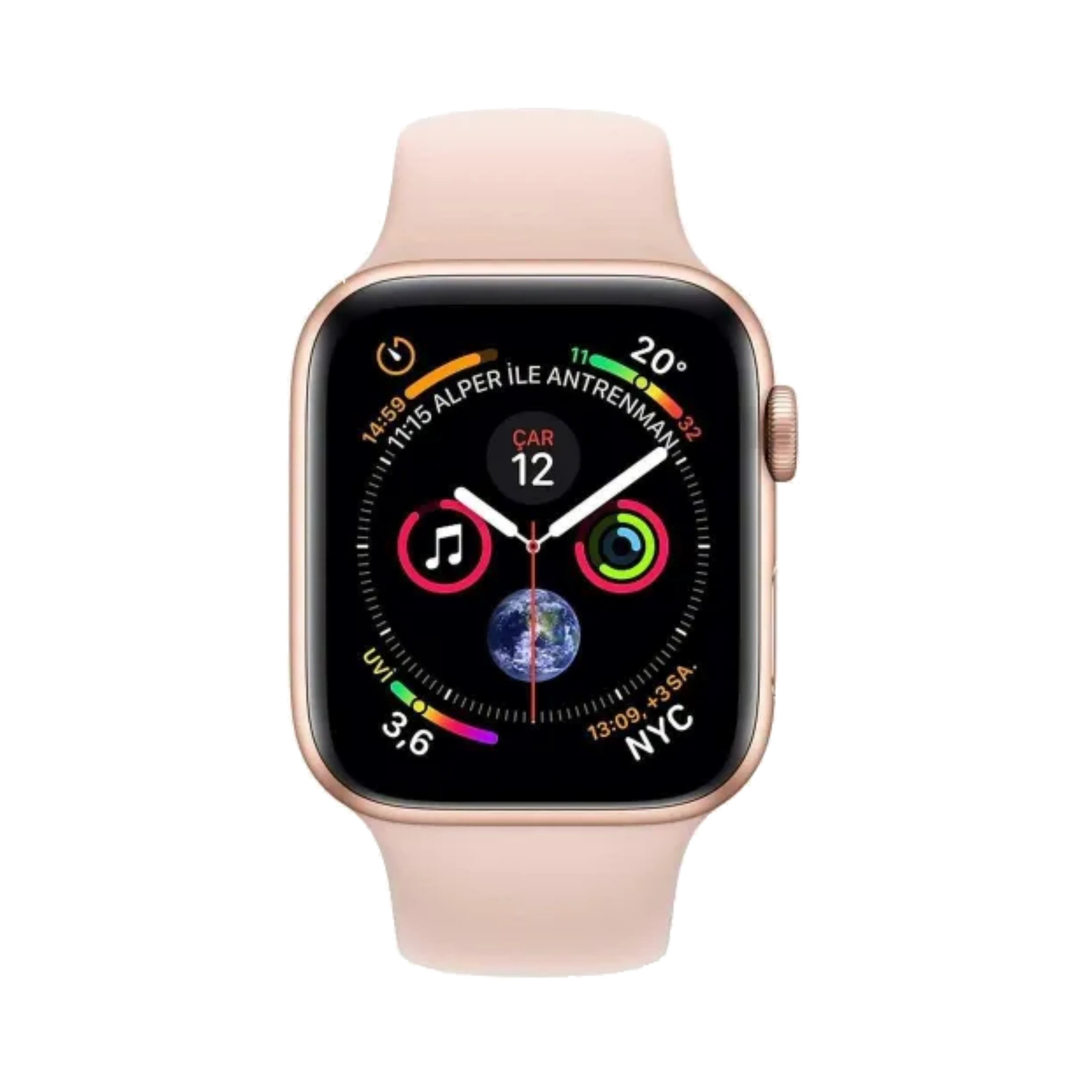 Apple Watch Series 4 - Alüminyum - 44mm - GPS - Altın