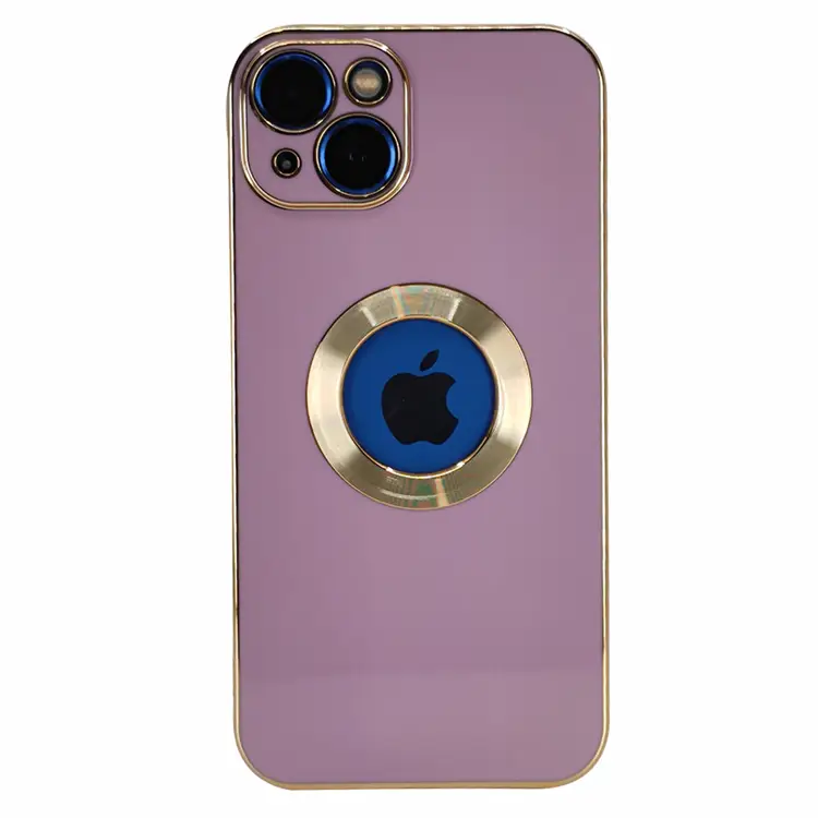 Nettech Apple iPhone 13 Uyumlu Halkalı Logo Seri Arka Koruma Kılıf (Pembe) NT-97162