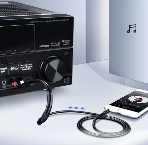 Hadron HN4593 Plastik 300 Cm 3Rca To Rca Audio Kablo (Siyah) NT-97732 - 3