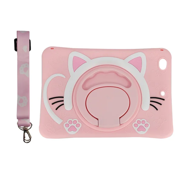 Nettech Apple iPad Mini 3 Uyumlu Maskot Seri Arka Koruma (Pembe) NT-96685 - 1