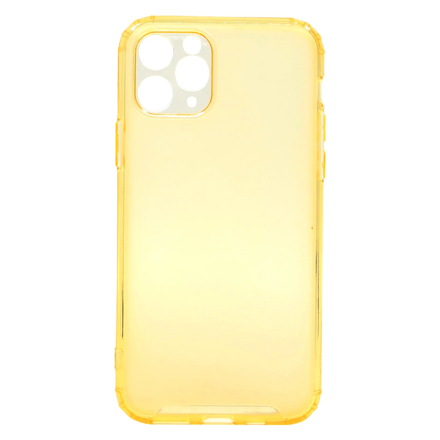 Nettech Apple iPhone 11 Pro Uyumlu Neptün Seri Arka Koruma Kılıf (Sarı) VR-18894