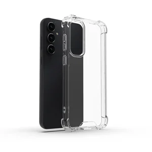 Galaxy S24 FE Kılıf Zore Nitro Anti Shock Silikon - Şeffaf