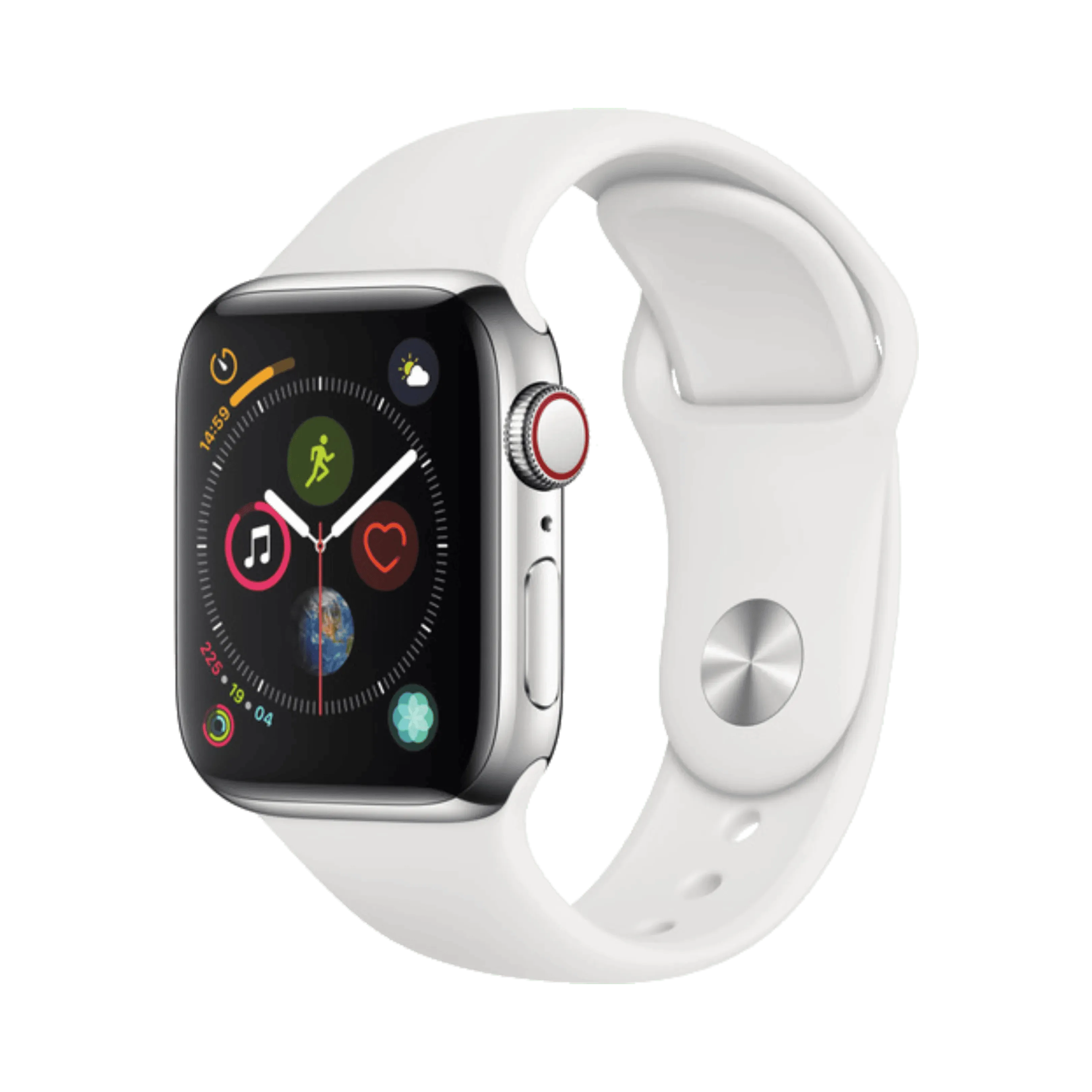 Apple Watch Series 4 - Paslanmaz Çelik - 40mm - Cellular - Gümüş