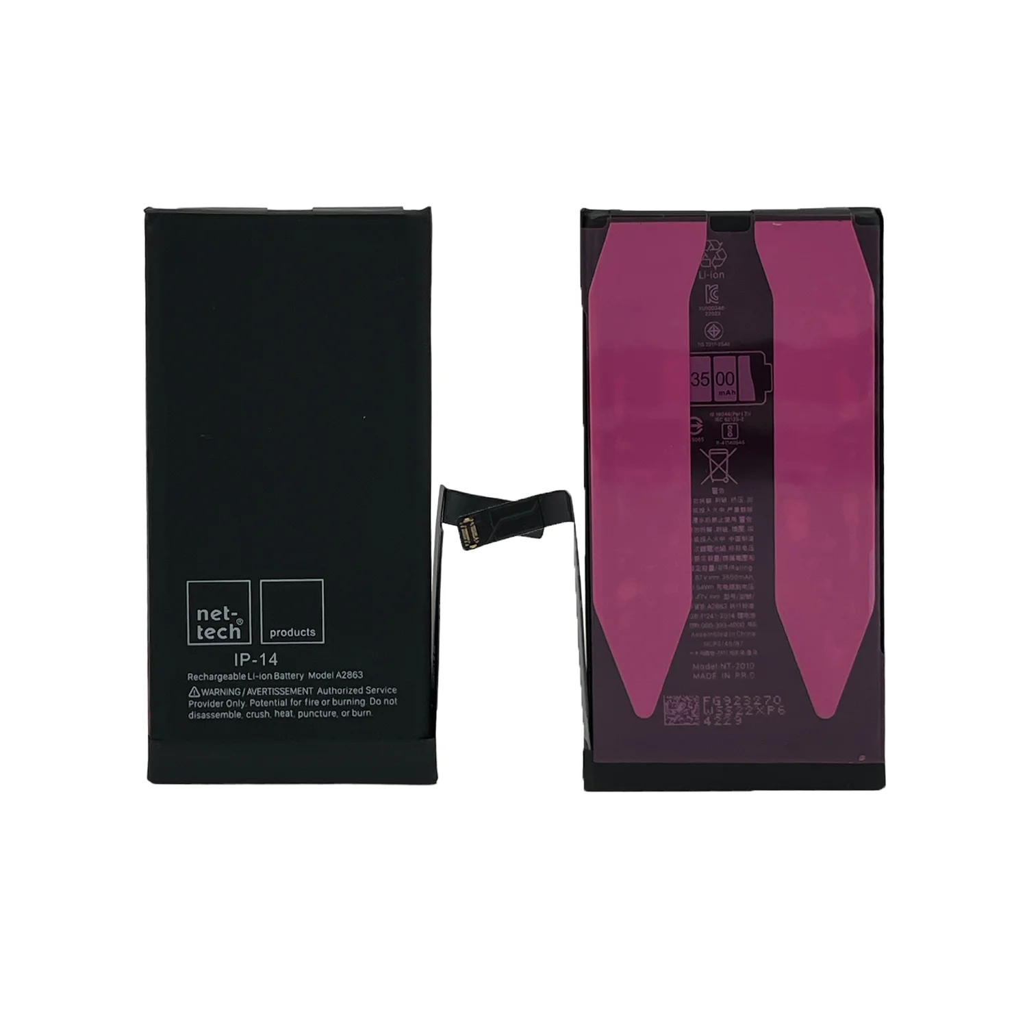 Teknonet Apple iPhone 14 Uyumlu Nettech 3200 MAh Batarya NT-104084