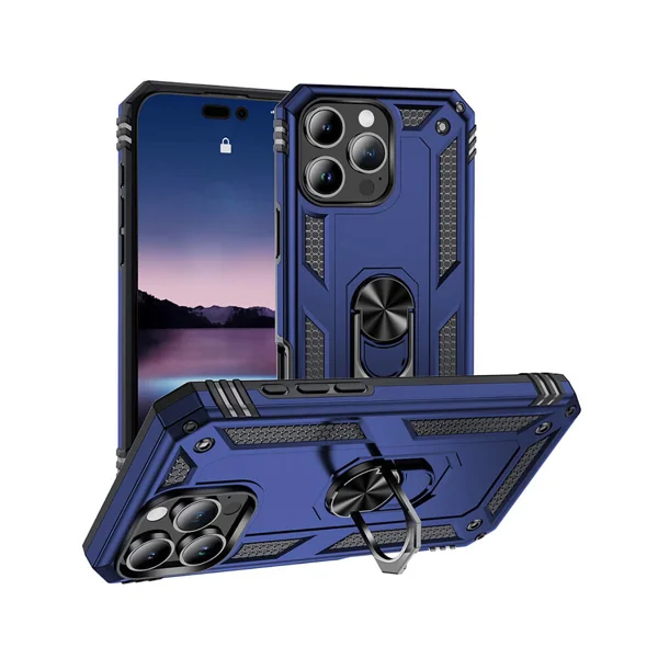 Apple iPhone 16 Pro Max Kılıf Zore Vega Kapak - Mavi - 1