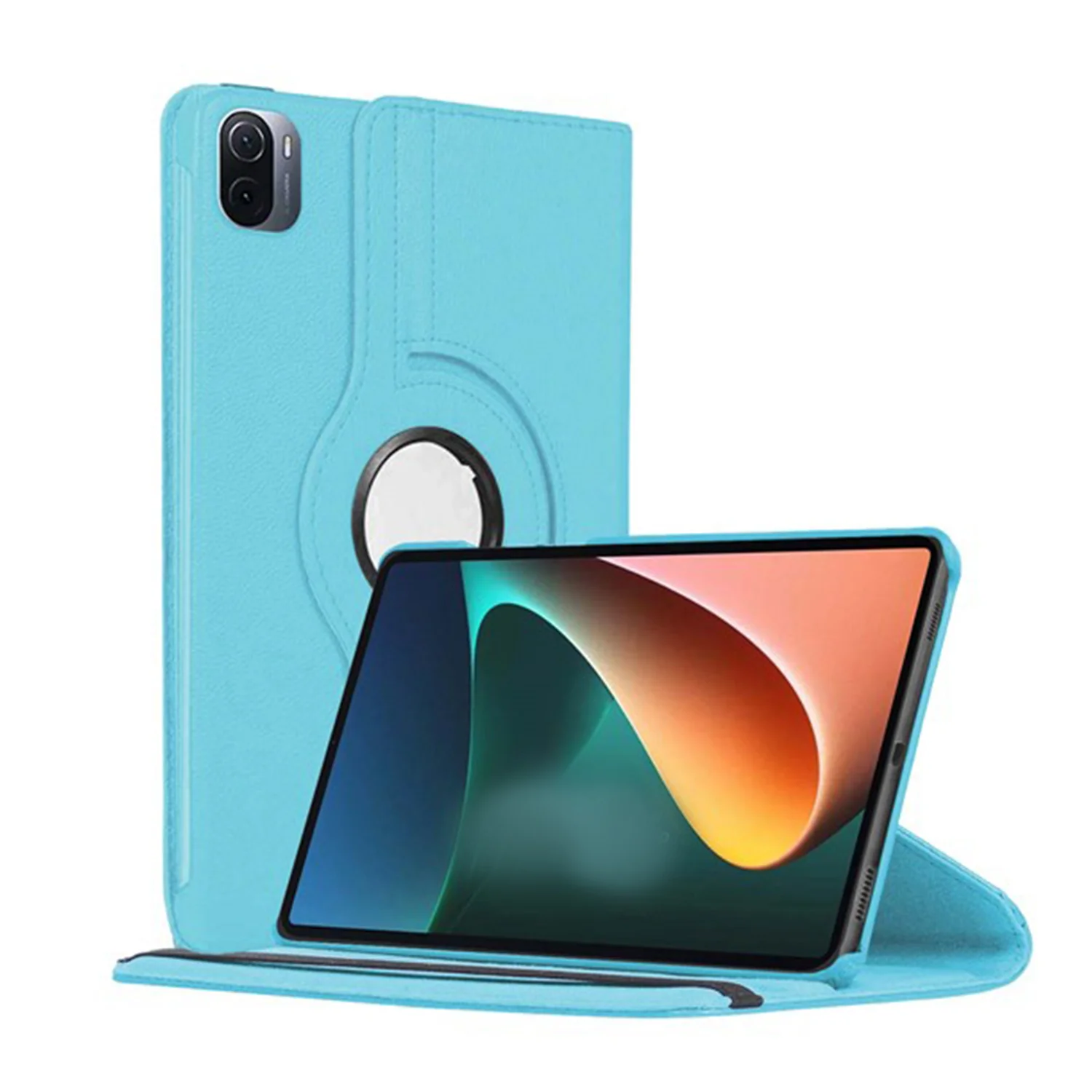 Nettech Xiaomi Mi Pad 5 Uyumlu 360 Kapaklı Kılıf (Turkuaz) NT-94623