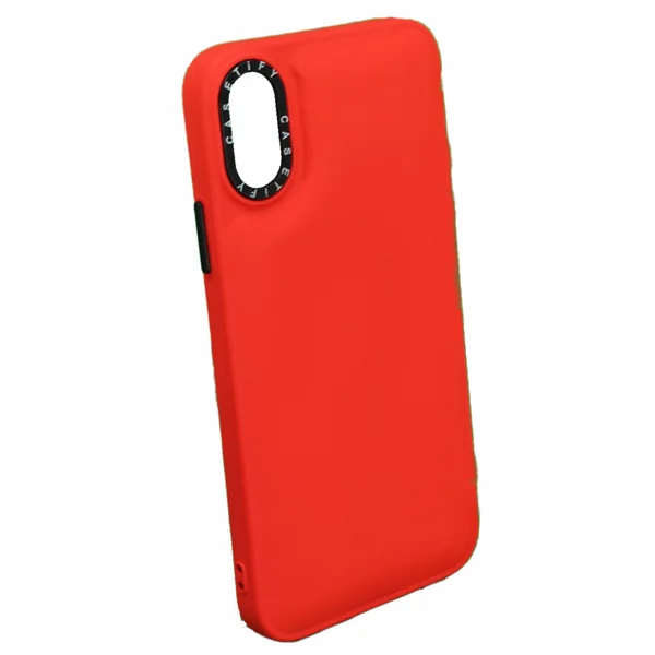 Nettech Samsung Galaxy A03 Core Uyumlu Casetify Buff Seri Arka Koruma Kılıf (Kırmızı) NT-99427 - 2