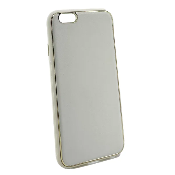 Nettech Apple iPhone 6S Uyumlu Coco Leather Seri Arka Koruma Kılıf (Beyaz) NT-99772 - 2