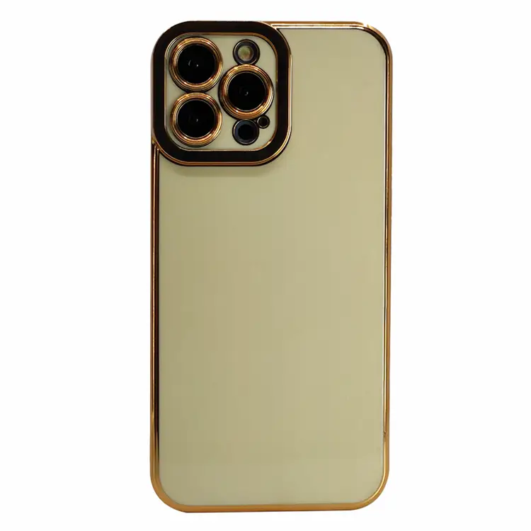 Nettech Apple iPhone 12 Pro Max Uyumlu Lüx Soft Seri Arka Koruma Kılıf (Beyaz) NT-97120