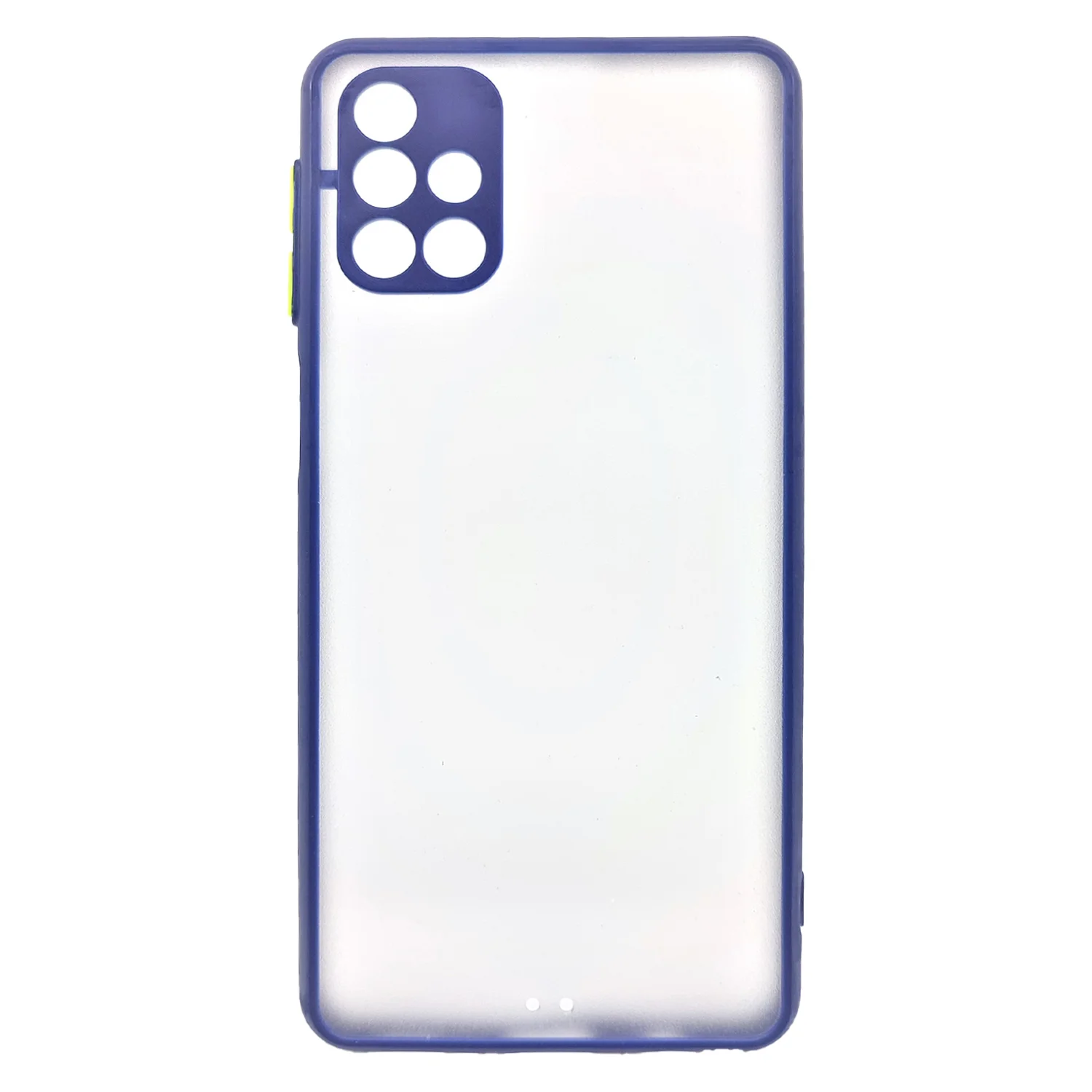 Nettech Samsung Galaxy M31S Uyumlu Kontrast Renkli Tuş Seri Arka Koruma Kılıf (Mavi) NT-88755