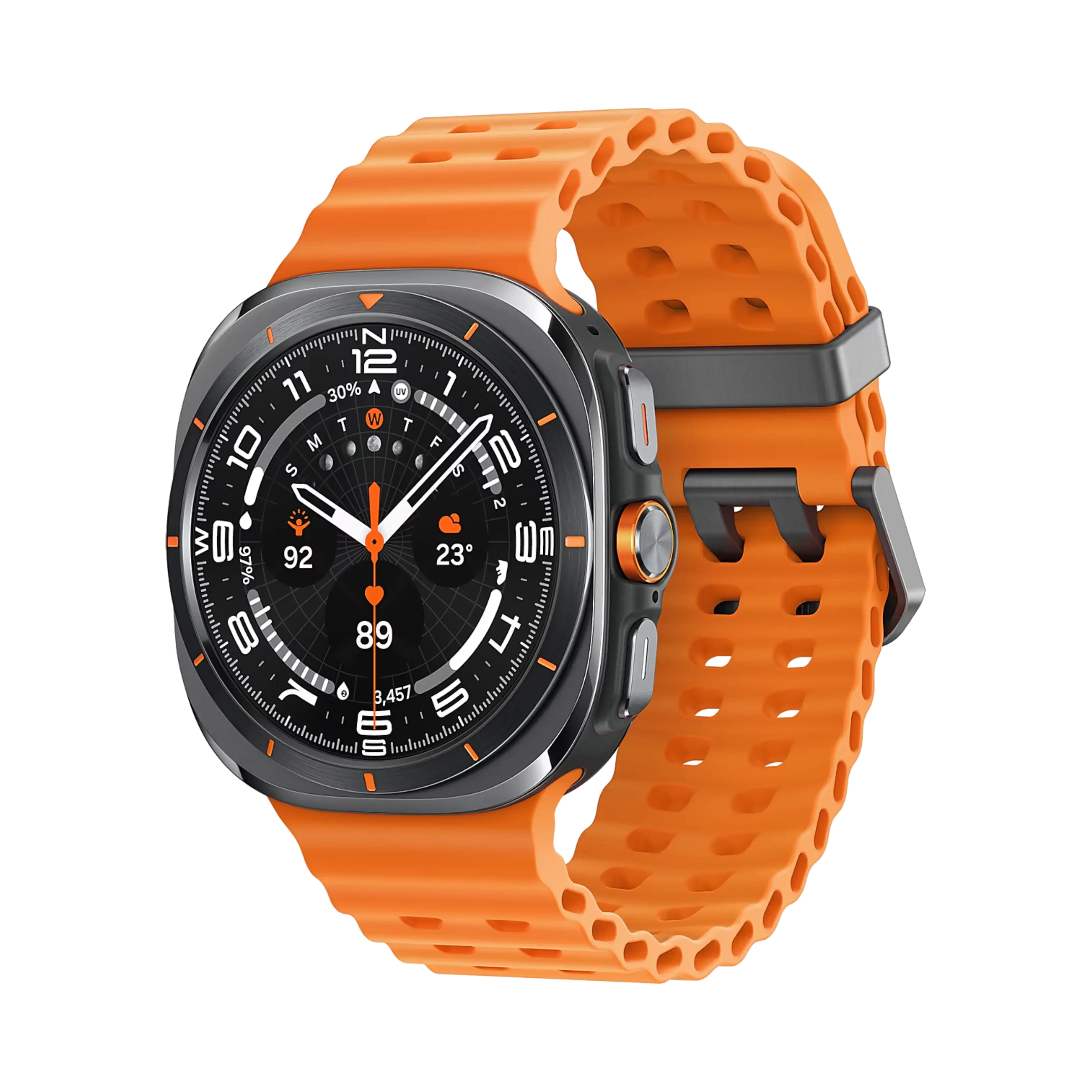 Samsung Galaxy Watch Ultra - Titanyum - 47 mm - Bluetooth Wi-Fi - Gri Titanyum