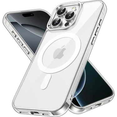 Apple 16 Pro Max Şeffaf Magsafe Kılıf
