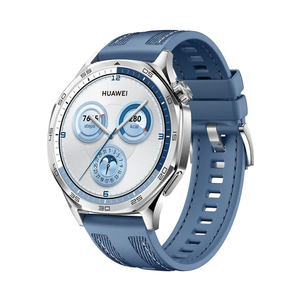 Huawei Watch GT 5 - Paslanmaz Çelik - 46mm - GPS - Mavi - 1