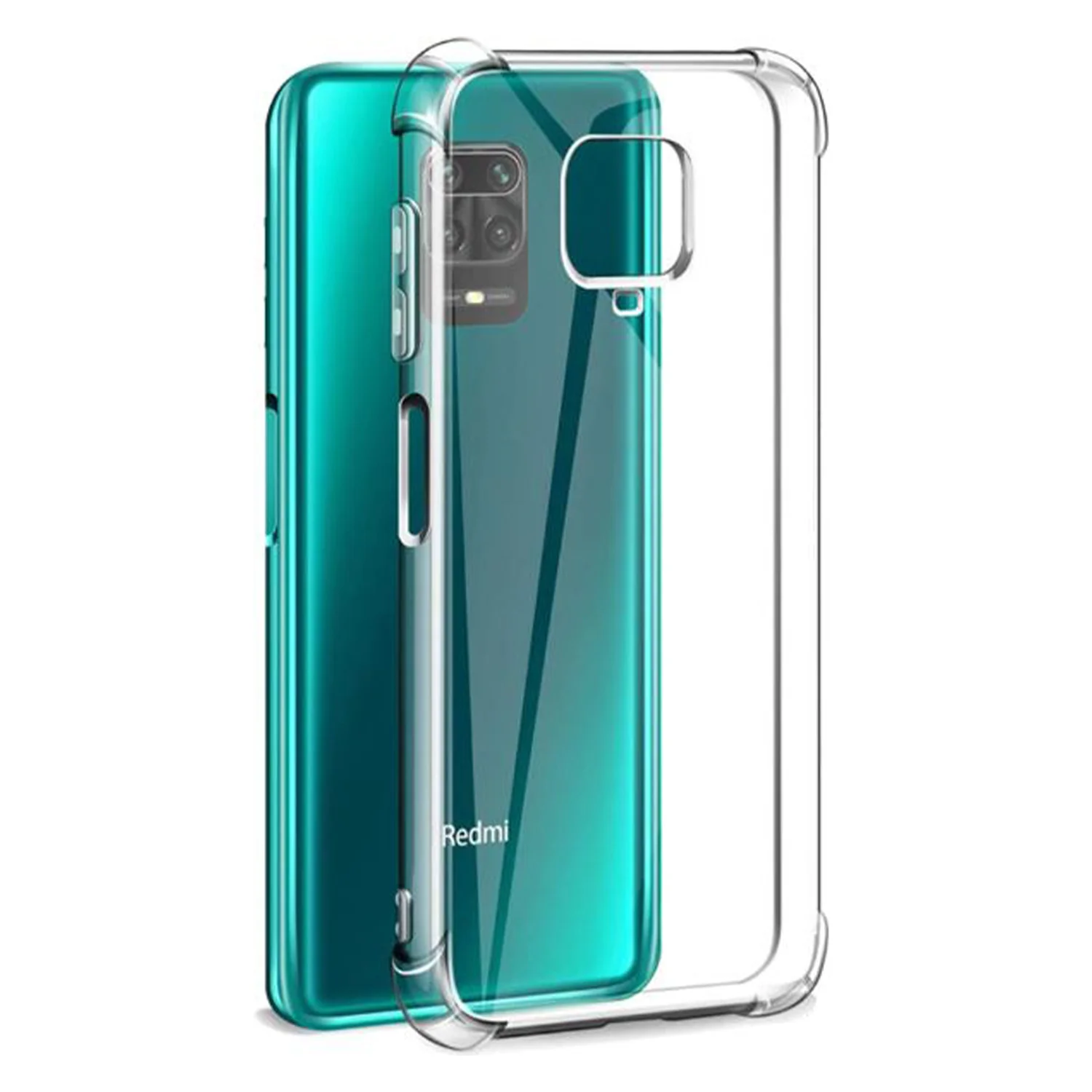 Nettech Xiaomi Redmi 9 Uyumlu Lüx Seri Arka Koruma Kılıf (Şeffaf) NT-80244