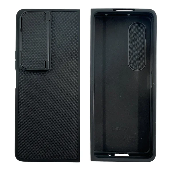 Nettech Samsung Galaxy Z Fold 4 Uyumlu Manyetik Standlı Seri Arka Koruma Kılıf (Siyah) NT-111531 - 2